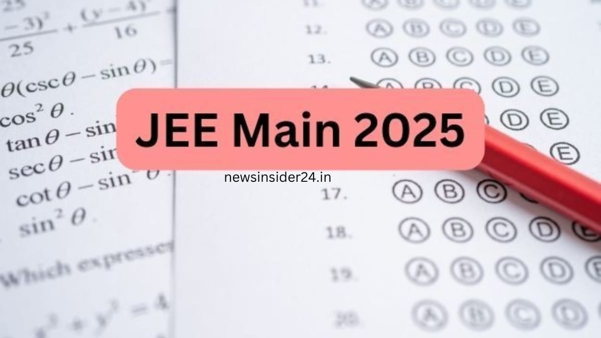 JEE Main 2025 Session 2 Schedule Released – Check Full Exam Dates and Detail