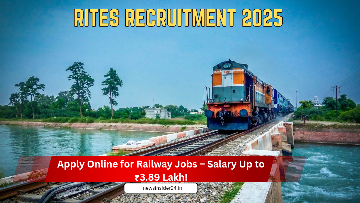 RITES Recruitment 2025: Golden Opportunity for Railway Job Aspirants