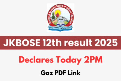 JKBOSE Class 12th Result 2025 to Be Declared Today at 2 PM, Class 10th Result May Follow