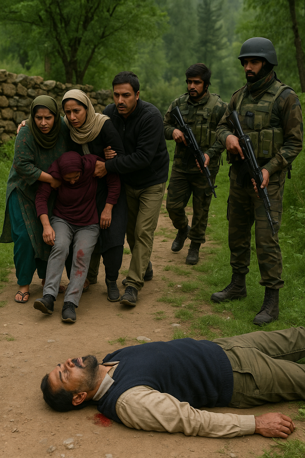 Militant Attack in Pahalgam: 1 Killed, Several Tourists Injured in Baisaran Shooting